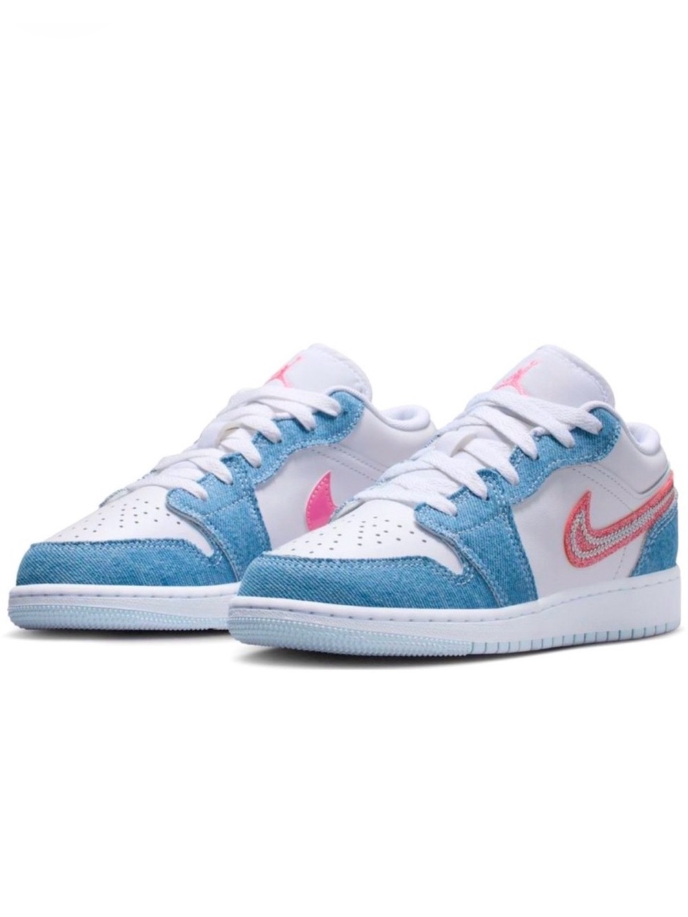 Air Jordan 1 Low SE GS 'Denim Sequin' sneakers